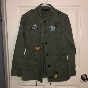 Green army jacket
